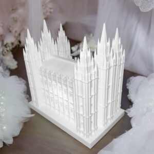 Salt Lake Utah Temple 3D printed light-up replica by Temple Glow Boutique